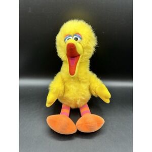 Vintage Big Bird 1986 Hasbro Sesame Street Plush 15" Muppets Doll‎
